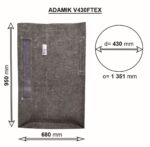 Worki ADAMIK V430FTEX wymiary