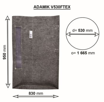Worek ADAMIK V530FTEX wymiary