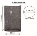 Worek ADAMIK V630FTEX wymiary