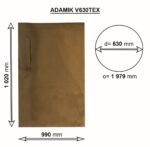 Worek ADAMIK V630TEX wymiary